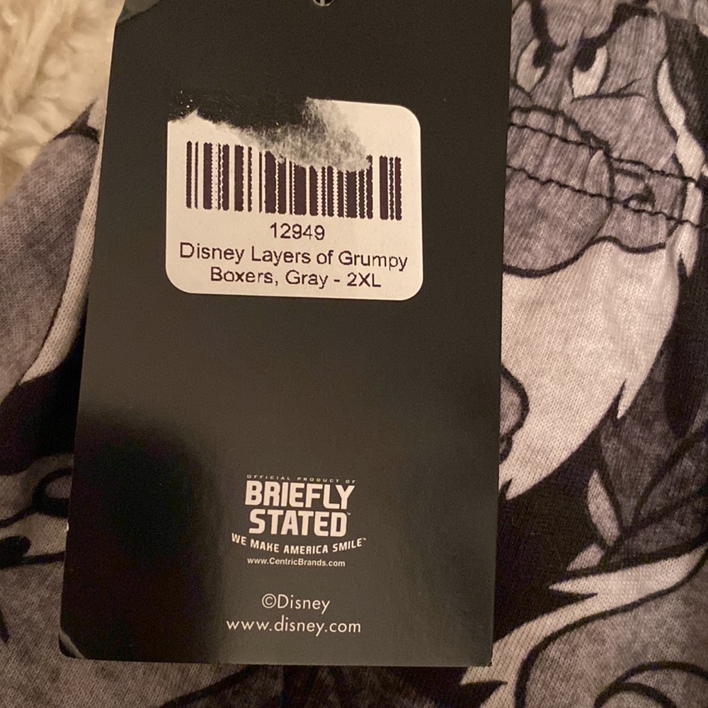 Disney Grumpy Mens Boxers size 2xL - Picture 7 of 7